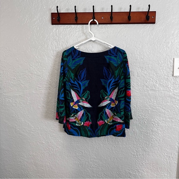 Boden Laurie Linen Top, Exotic Escape - Picture 8 of 11